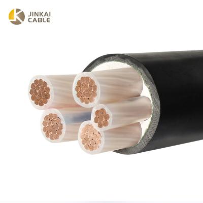 China Construction 4 Core XLPE Insulated Amoured Copper Power Cable Underground Electrical Cable for sale