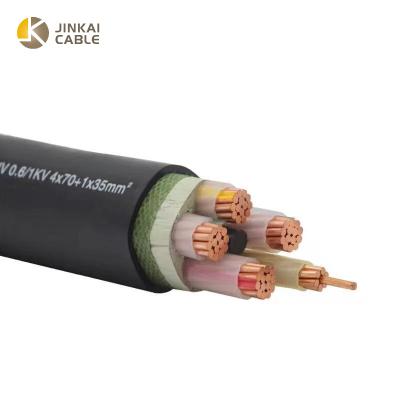 China Building Manufacturer 1 2 3 4 5 Core 16mm2 Copper Core Armored Cable YJY Power Cable for sale