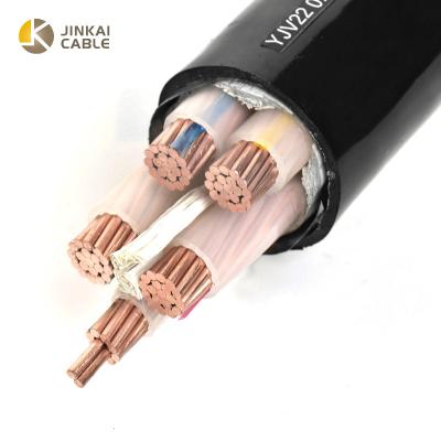 China Construction 2.5 Low-smoke Halogen Free XLPE Copper Core 4 6 10 16 25 35 50mm2 Insulated Winding Motor Cable for sale