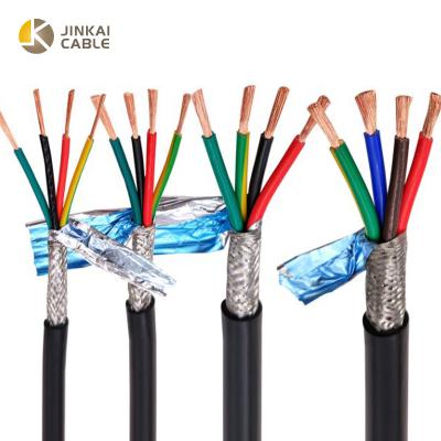 China Factory Price RVVP Double Control Wires Flexible Copper Oxygen Free Shield Flexible Multicore Oxygen Free Connecting And Control Signal Cable Wire for sale