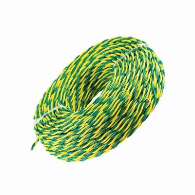 China Connecting And Control Wires 0.5mm2 1.5mm2 2.5mm2 Pure Copper Core Flexible PVC Insulated Wire Twisted Pair Cable for sale