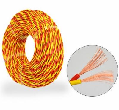 China Wires RVS PVC Cable 450 750V Twisted Pair Connecting And Control Flexible Power Cable for sale