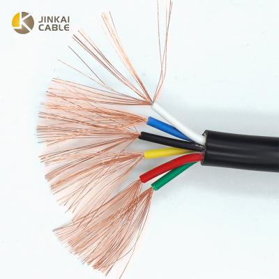 China Connect and control high quality multi-core copper RVV wires cables flexible electrical wire cable for sale