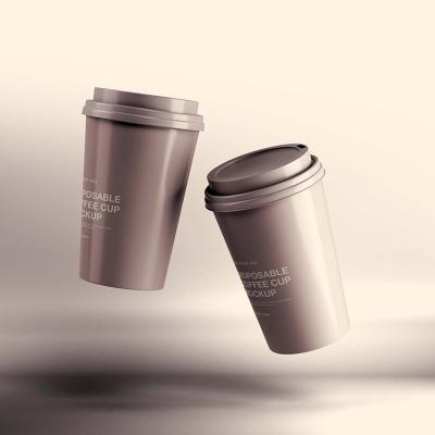 China Biodegradable Hot Selling Logo Cold Hot Drink Coffee Cola Paper Cup Soda Disposable Custom Printed Disposable Paper Cups for sale