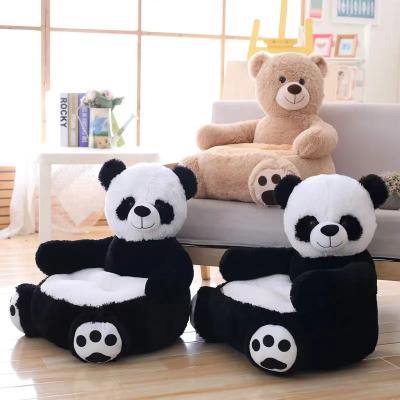 China Cute Fun Plush Toy Bear Kids Sofa Panda Baby Seat Doll Unicorn Cushion Sofa Chair for sale