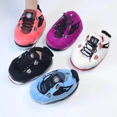 China Lady Indoor Cotton Shoes Woman Bedroom Floor Sliders Ladies Slippers Cute Fun AJ Home Warm Women/Men Unisex Winter Slippers Slippers for sale