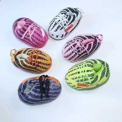 China Fashion Brand Trend Plush Shoes Cute Soft Fluffy Warm Home Slippers Slides Unisex Outdoor Fun Shoes for sale