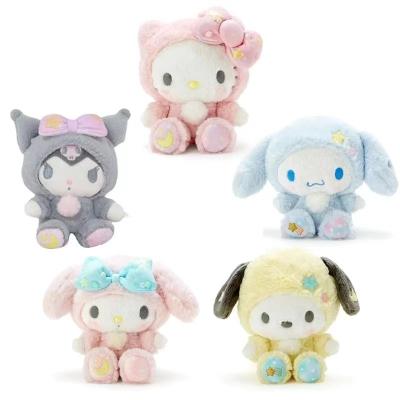 China Sanrio Cute Plush Fun Kawaii Soft Stuffed Plush Toys Kuromi My Master Melody Soft Dolls Kids Sanrio Chain Plush Toy for sale