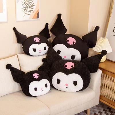 China Cute Kuromi Melody Pillow Cushion Cute Cartoon Sanrio Plush Doll Sofa Valentine Day Kawaii Girlfriend Birthday Present for sale