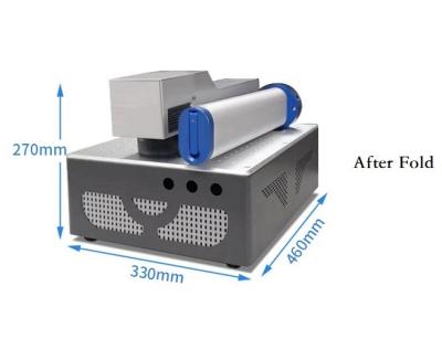 China Portable Type 20w 30w 50w Air Cooling Split Desktop Type Fiber Laser Marking Machine for sale