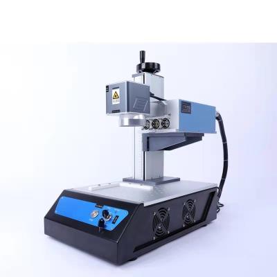 China Portable Air Cooling CE Approval Raycus Fiber Metal Laser Marking Machine 20w for sale