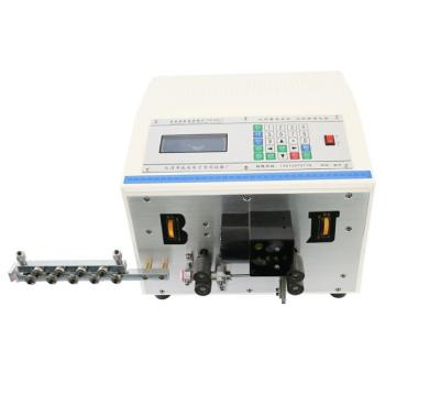 China PVC Easy Operate Automatic Cable Multiconductor Cutting And Stripping Machine for sale