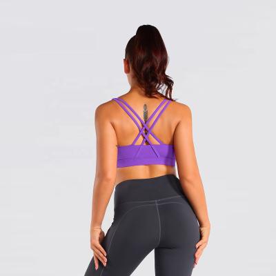 China Wholesale Custom High Quality Antibacterial Women's Active Yoga Fitness Wear Gym Sports Wear For Women Yoga Bras for sale