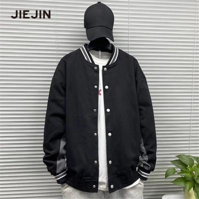 China 2022 Amazon Hot Selling Anti-wrinkle Fashion Men's Cotton Varsity Baseball Jacket Causal Slim Fit Bomber Jackets for sale