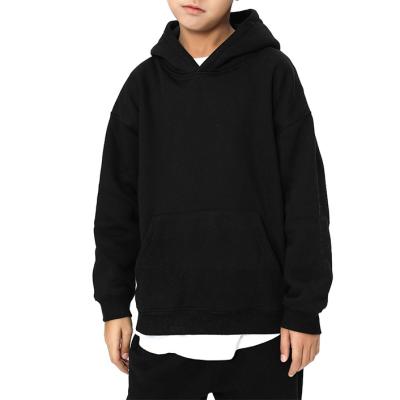 China 2022 New Fashion Kids Anti-Shrink Casual Boys And Girls Clothes Fleece Pull On Hoody Sweatshirt With Pocket for sale