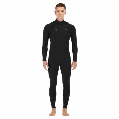 China Anti-UV Custom Long Sleeve Private Label Surfing Wetsuits For Men Zipper Design 3.5mm SBR Wetsuit One Piece Front Neoprene for sale