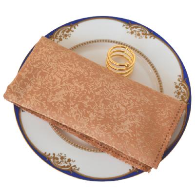 China Wholesale Universal Polyester Modern Custom Jacquard Napkins Cloth Kitchen Porcelain Napkin Cloth Dining Restaurant for sale