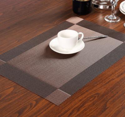 China Europe Cafe 2 Thickened European Style PVC Heat Insulation Place Mat for sale