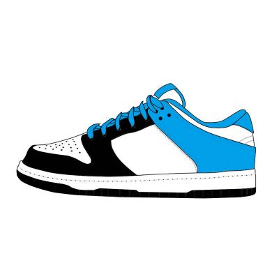 China Fashion Trend Factory Designer Custom Wholesale Manufacturer High Quality Genuine Leather Low Dip Customized SB Men Basketball Shoes for sale