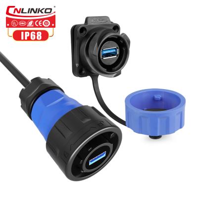 China CNLINKO IP67 USB Data Factory Price Waterproof Data Connector for sale