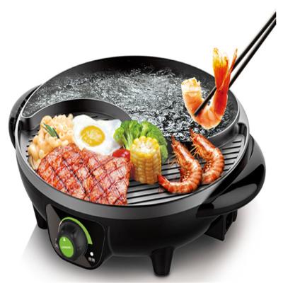 China Viable Best Electric Hot Pot with BBQ Grill for sale