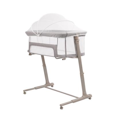 China New Arrival Baby Sleeper Bedside Crib Eco-Friendly Adjustable Portable Materials Crib For Baby Boy Newborn Infant Baby for sale