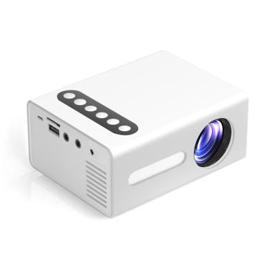 China Best New Arrival T300 Home Theater Hd 800 Lumens 320*240p 16-100 Inch Pocketable Led Mini Projector for sale