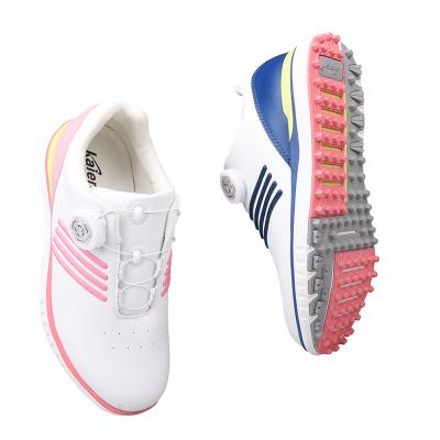 China Custom Brand High Quality Waterproof Breathable PU Sports Golf Waterproof Leather Shoes For Winter White Cotton Women Summer Non-slip Sports Shoes for sale