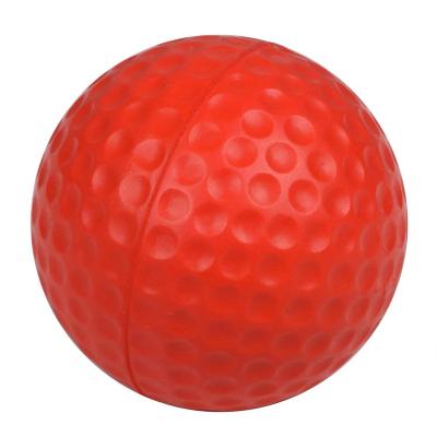 China Hot Selling Soft PU Sponge Golf Ball Practice Sponge Foam Colorful Indoor Practice Ball Indoor Golf Ball for sale