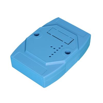 China Professional Custom Blue Plastic PCB Box OEM Manufacturers DIY Products Enclosures ABS Contactor Box Din Rail Mount Housing for sale