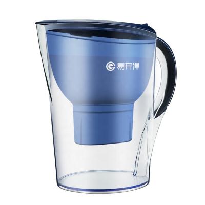 China Alkaline Portable Car Water Filter Pitcher Stage Filtration Including Blue High Quality 3.5L 3 Free Activated Carbon Spare Parts for sale