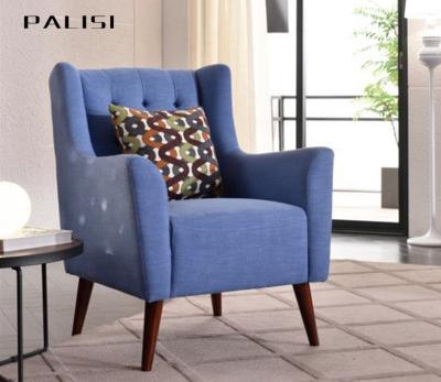 China Leisure Style Bedroom Leisure Single Seat Chair For Balcony Upholstery Fabric Living Room Armchair Lounger for sale