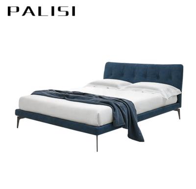 China Modern design & High Quality Nordic Simple Modern Fabric Design Bed Furniture Italian King Bed For Home Customize Double Bed Wholesale for sale