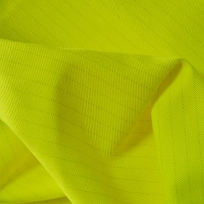 China 300D High Vis Work Wear Fabric For Safety Vest Flame Retardant Fluorescent Jacket for sale