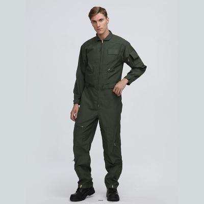 China Aramid IIIA Xinke Canvas Flying Aramid Protective Pilot Non Flammable Coveralls for sale