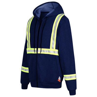 China Breathable Safety Workwear Fleece Hoodie Hi Force Fire Resistant Hoodie For Men for sale