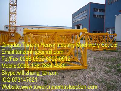 China L68B2 Chip Standard Section , Construction Tower Crane Standard Section for sale