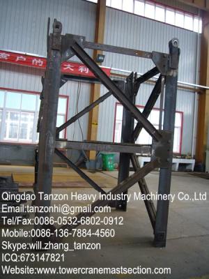 China F0/23B Construction Tower Crane Standard Section With Q345B Steel for sale