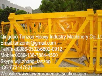 China Tower Crane Mast Sections L68B2 structural steel sections for sale