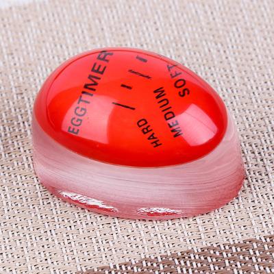 China Sustainable Factory Resin Kitchen Egg Shape Eco-friendly Color Changing Timer Eggs Timer for sale