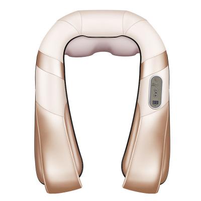 China U Shaped Kneading Shoulder Neck Massage Pillow with Heating and Infrared Physiotherapy for sale