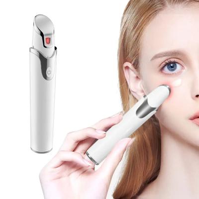 China Facial Eye Massager Wand with Heat Compression 3-in-1 Rechargeable Skin Care Tool for sale