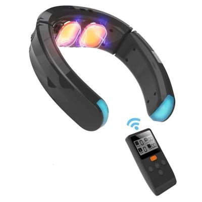 China Intelligent Neck Lift Massage Device with Dual Hands LED Heater and EMS 1kg Customize for sale