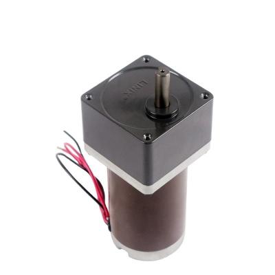 China 12V Single Phase Totally Enclosed Low Rpm Dc Servo Motor with 65% and Output Power 36W for sale