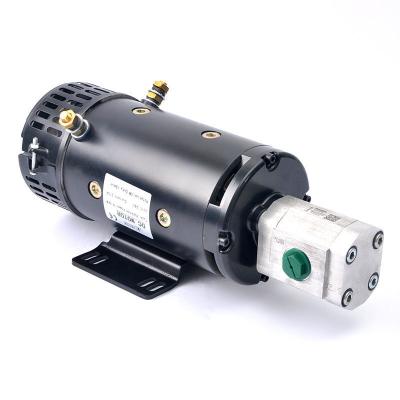 China Garden Tools 24V 4KW High Torque DC Electric Motor ZD2973H with Gear Pump for sale