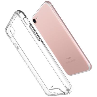 China Shockproof TPU+PC Crystal Slim Phone Case Space Cell Phone Accessories For iphone 7 plus XR XS max for sale