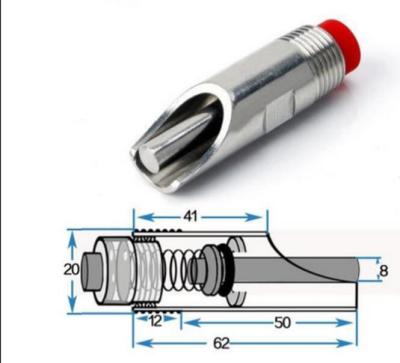 China stainless steel pig chicken nipple drinkers 83g model QL184 for piglet drinking for sale