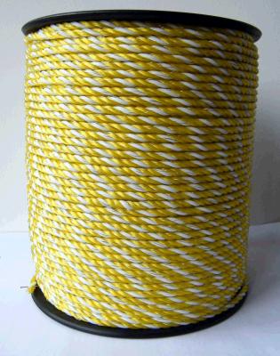 China Hot sales polyrope electric fence shock PE UV stabilized poly rope for animal farm fence QL722 for sale