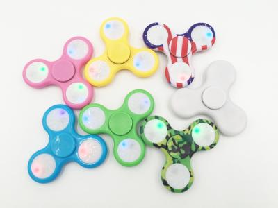 China LED Light Colorful hand spinner/ Fidget spinner/ hand Fidget Finger toy QL1101 for sale