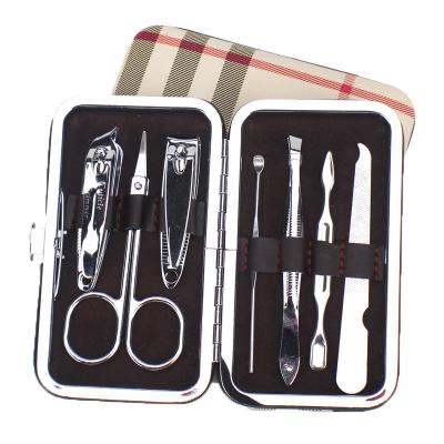 China Durable Premium Quality 7 in 1 Nail Clipper Set Stainless Steel Pedicure Manicure Kit for sale